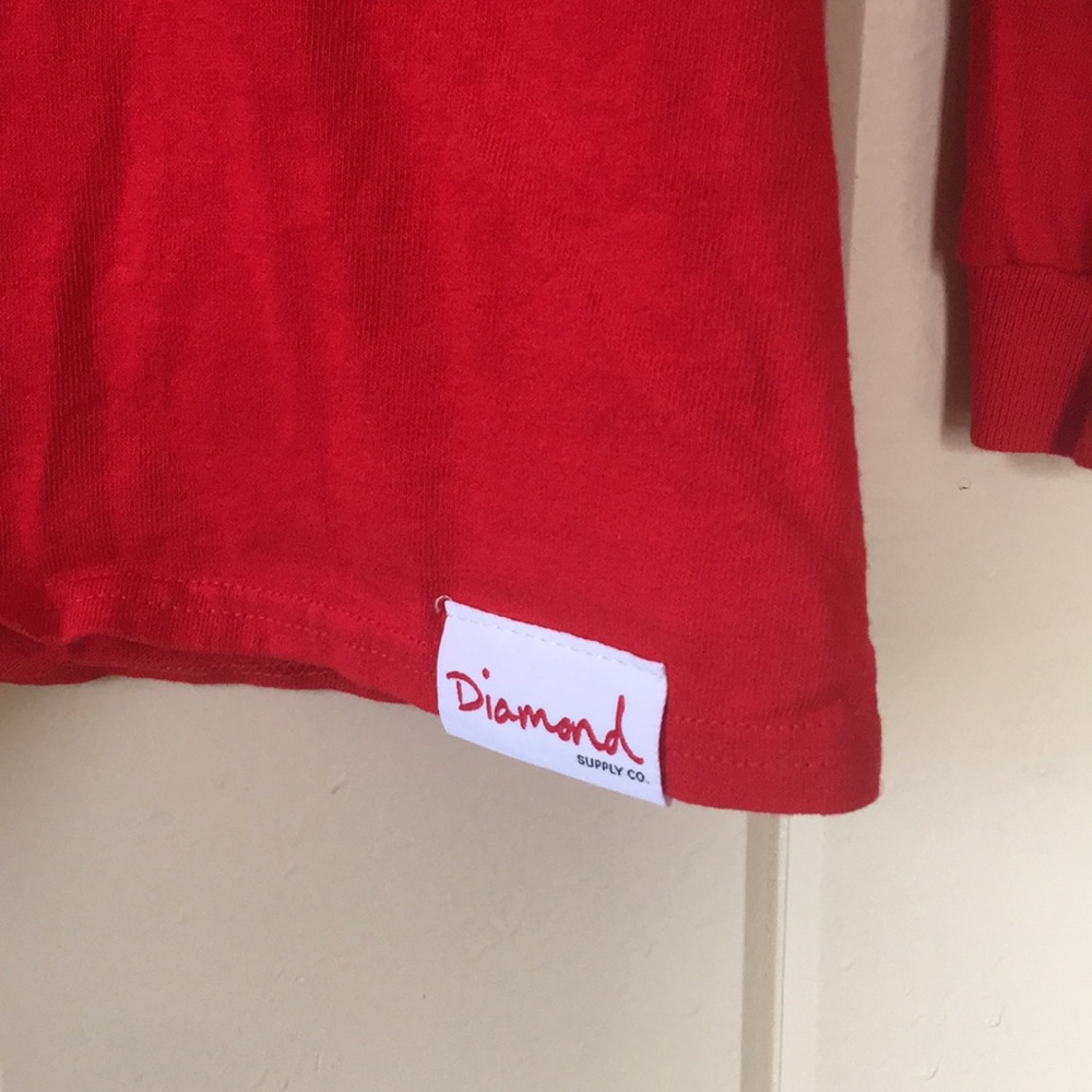 NWOT Diamond Supply Co. Long sleeve - Picture 3 of 6